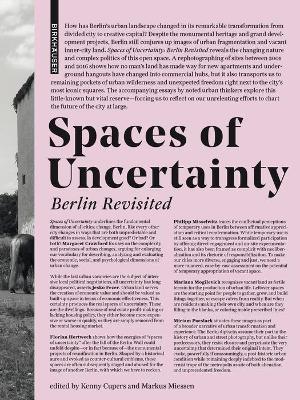 Tallinna Tehnikakõrgkool - Spaces of Uncertainty - raamatu kaanefoto