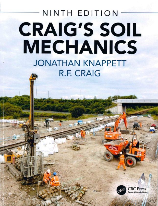 Tallinna Tehnikakõrgkool - Jonathan Knappett R. F. Craig Craig's Soil mechanics – raamatu kaanefoto