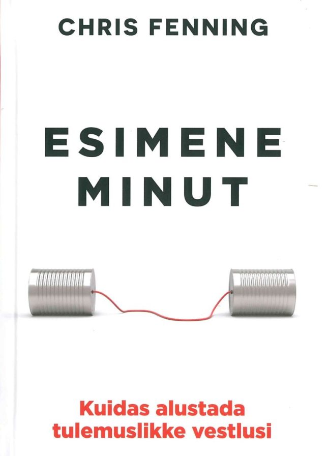 Tallinna Tehnikakõrgkool – Chris Fenning Esimene minut – raamatu kaanefoto