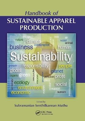 Tallinna Tehnikakõrgkool - Handbook of Sustainable Apparel Production - raamatu kaanefoto